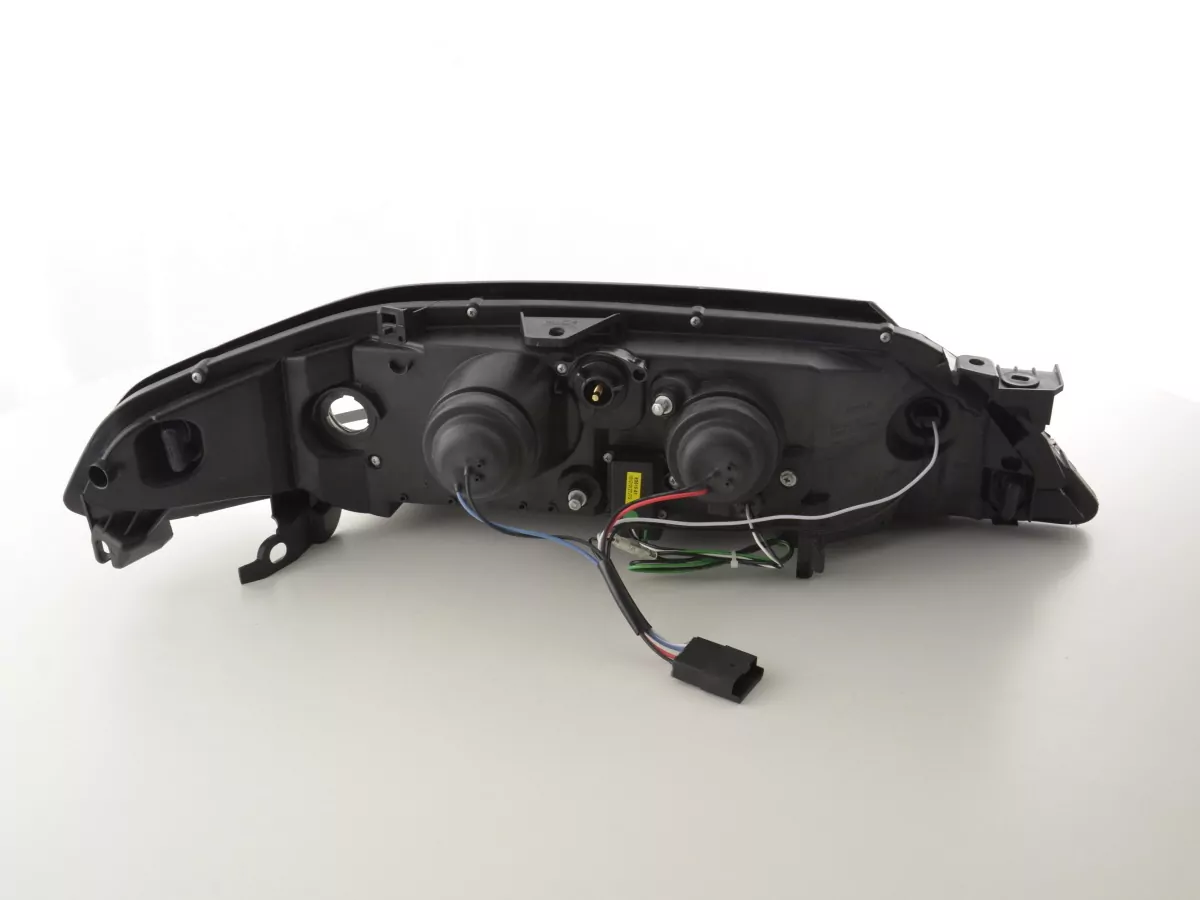 Scheinwerfer Set Daylight LED TFL-Optik Renault Laguna (Typ G) Bj. 01-05 schwarz