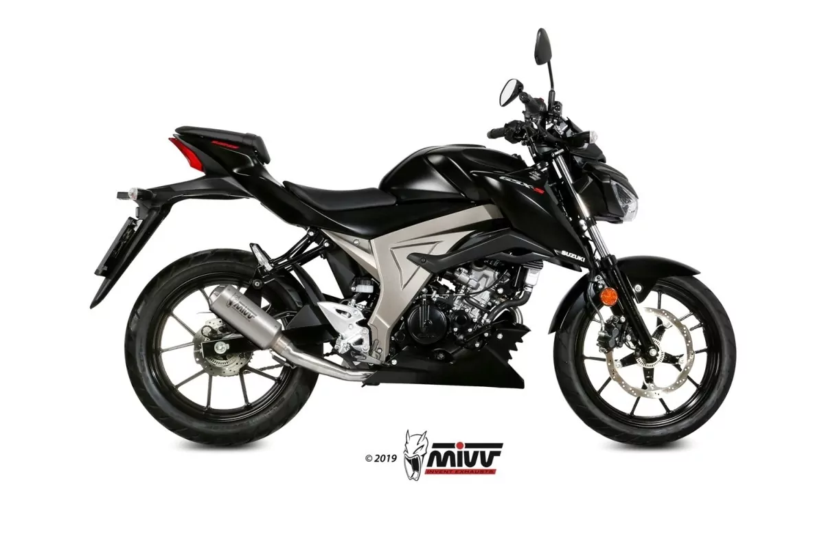 MIVV MK3 Edelstahl SUZUKI GSX-R 125 2017 >
