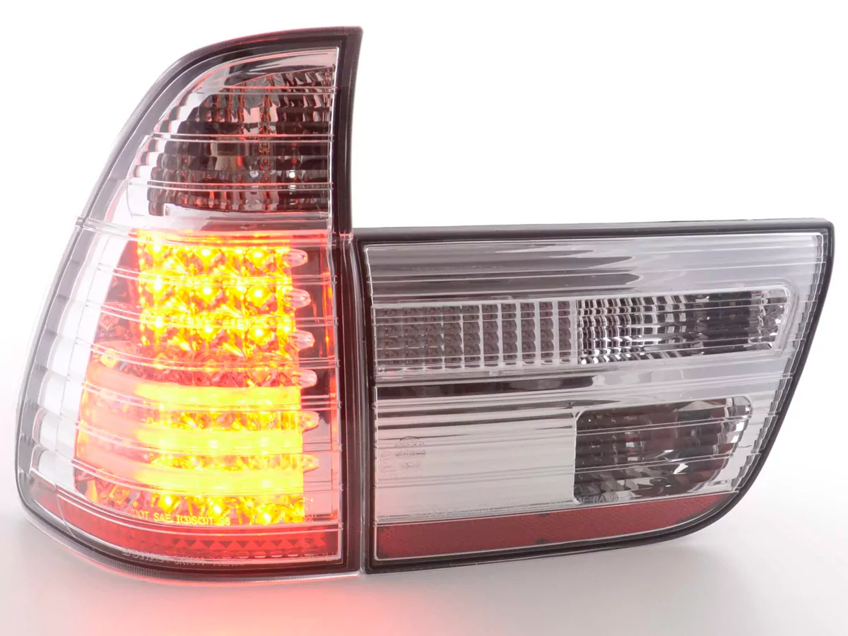 LED Rückleuchten Set BMW X5 E53 Bj. 98-02 chrom