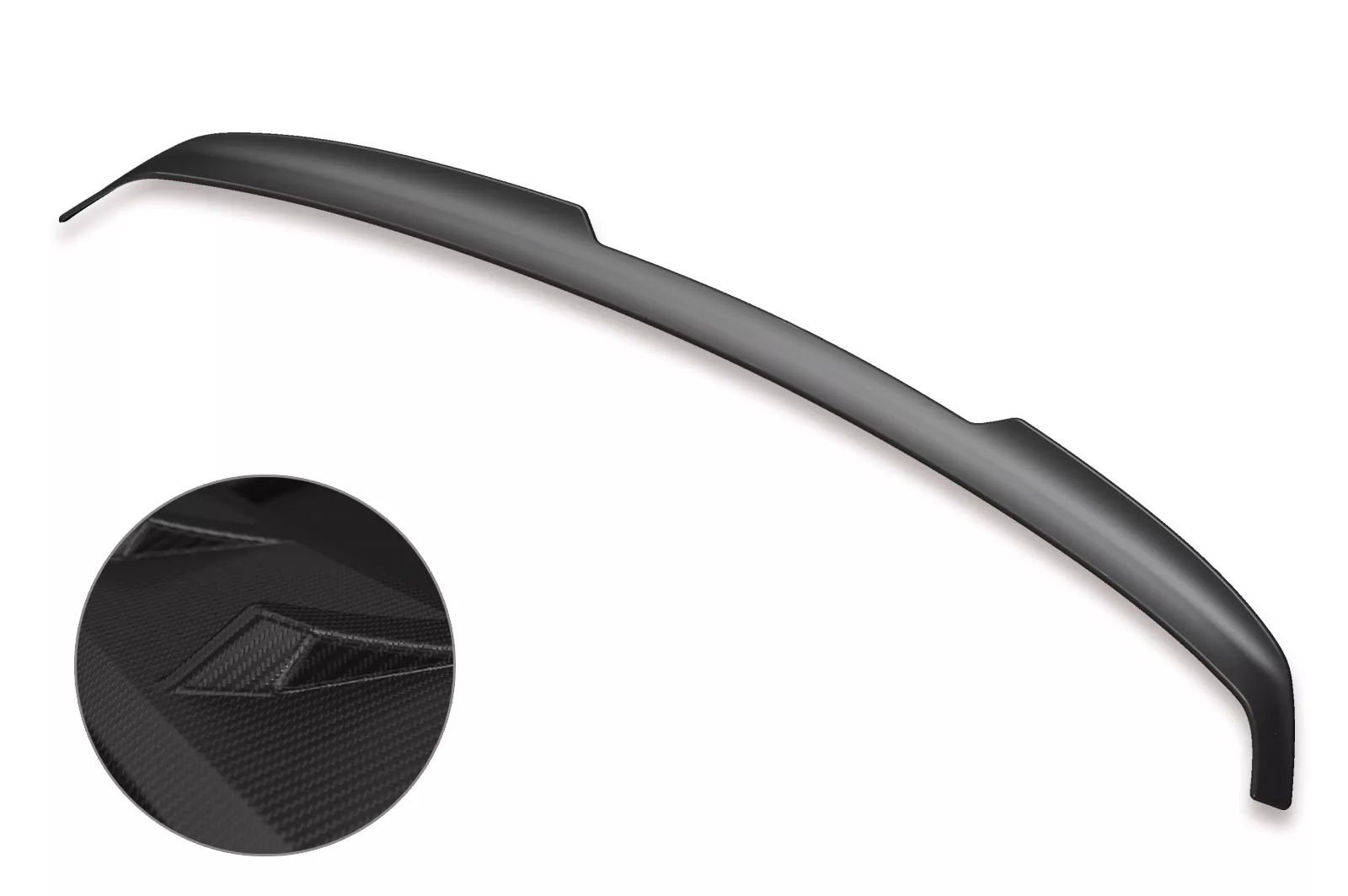 Heckflügel mit ABE für VW Golf 7 Variant HF584-M Carbon Look (matt)