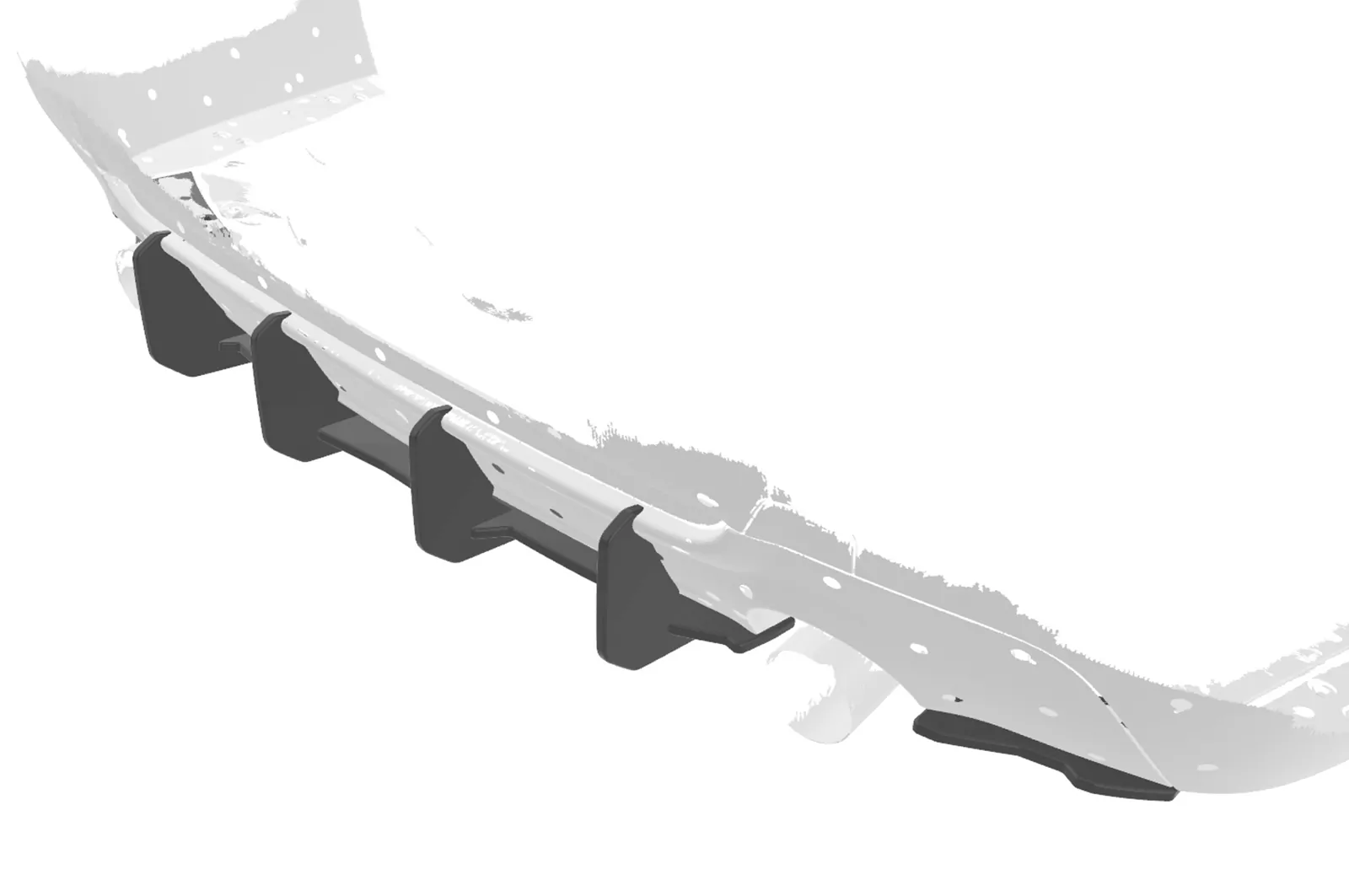 Racing Diffusor / Heckansatz für BMW 3er E92/E93 M-Paket HA368