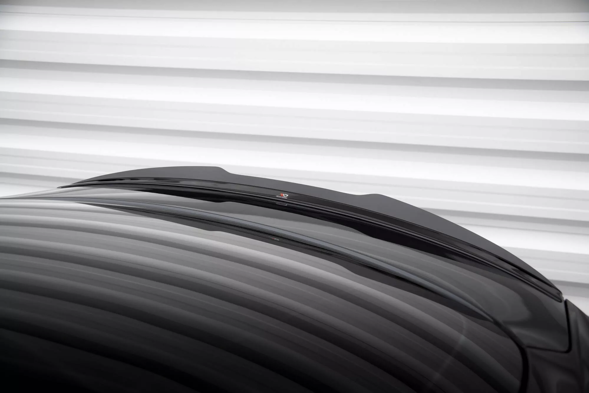 Spoiler CAP Passend Für Passend Für AUDI A5 MK2 SPORTBACK S-LINE (F5) Schwarz Hochglanz Schwarz Hochglanz