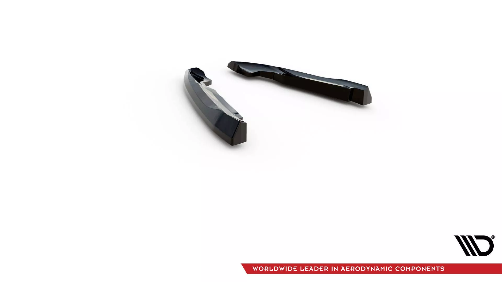 Heck Ansatz Flaps Diffusor V.2 Für Ford Edge Mk2 Schwarz Hochglanz