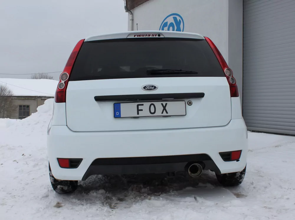 Ford Fiesta VI  Endschalldämpfer inkl. Verbindungsrohr zum Kat - 1x90 Typ 14