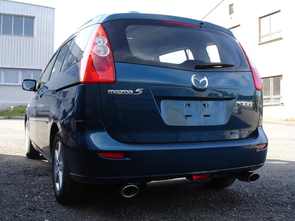 Mazda 5 - CR1  Endschalldämpfer quer Ausgang rechts/links - 115x85 Typ 32 rechts/links