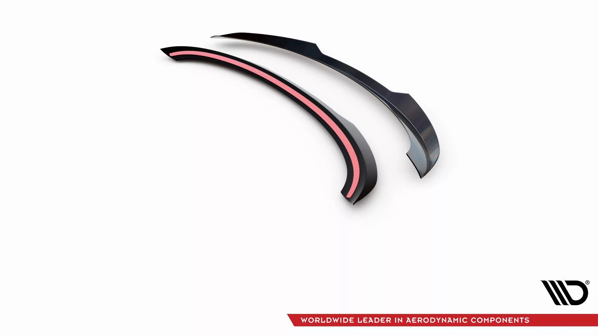 Spoiler CAP Für Mini Cooper Clubman John Cooper Works F54 Facelift Schwarz Hochglanz
