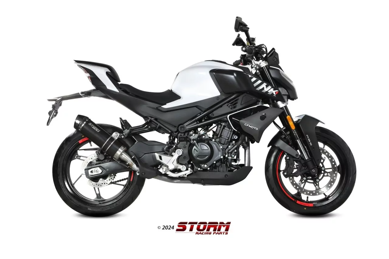 STORM By MIVV GP-C Edelstahl Schwarz CF MOTO 450NK 23-24