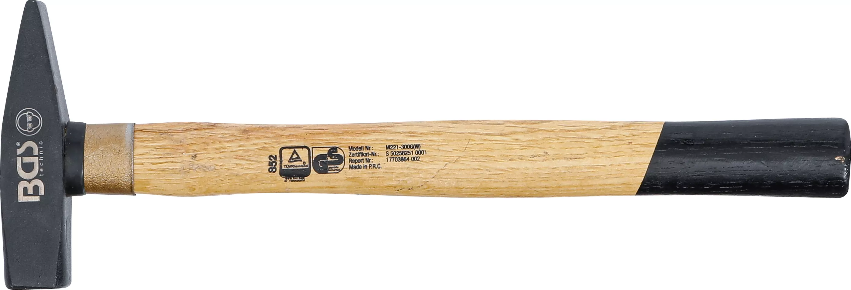 Schlosserhammer | Holz-Stiel | DIN 1041 | 300 g