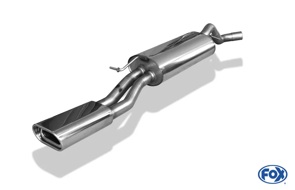 Skoda Octavia RS Typ 1U  Endschalldämpfer Ø63,5mm - 160x80 Typ 53