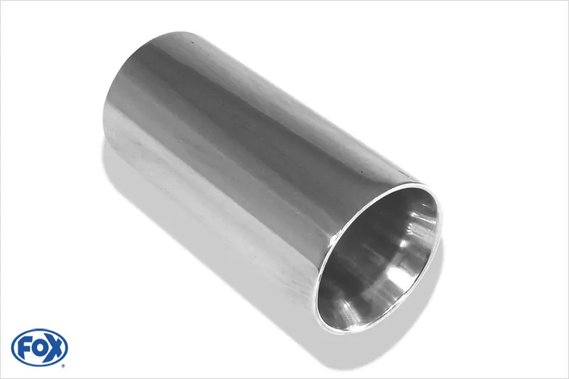 Anschweißendrohr Typ 24  Ø 125 mm / Länge: 300 mm - rund / uneingerollt / mit Type-B Einsatz