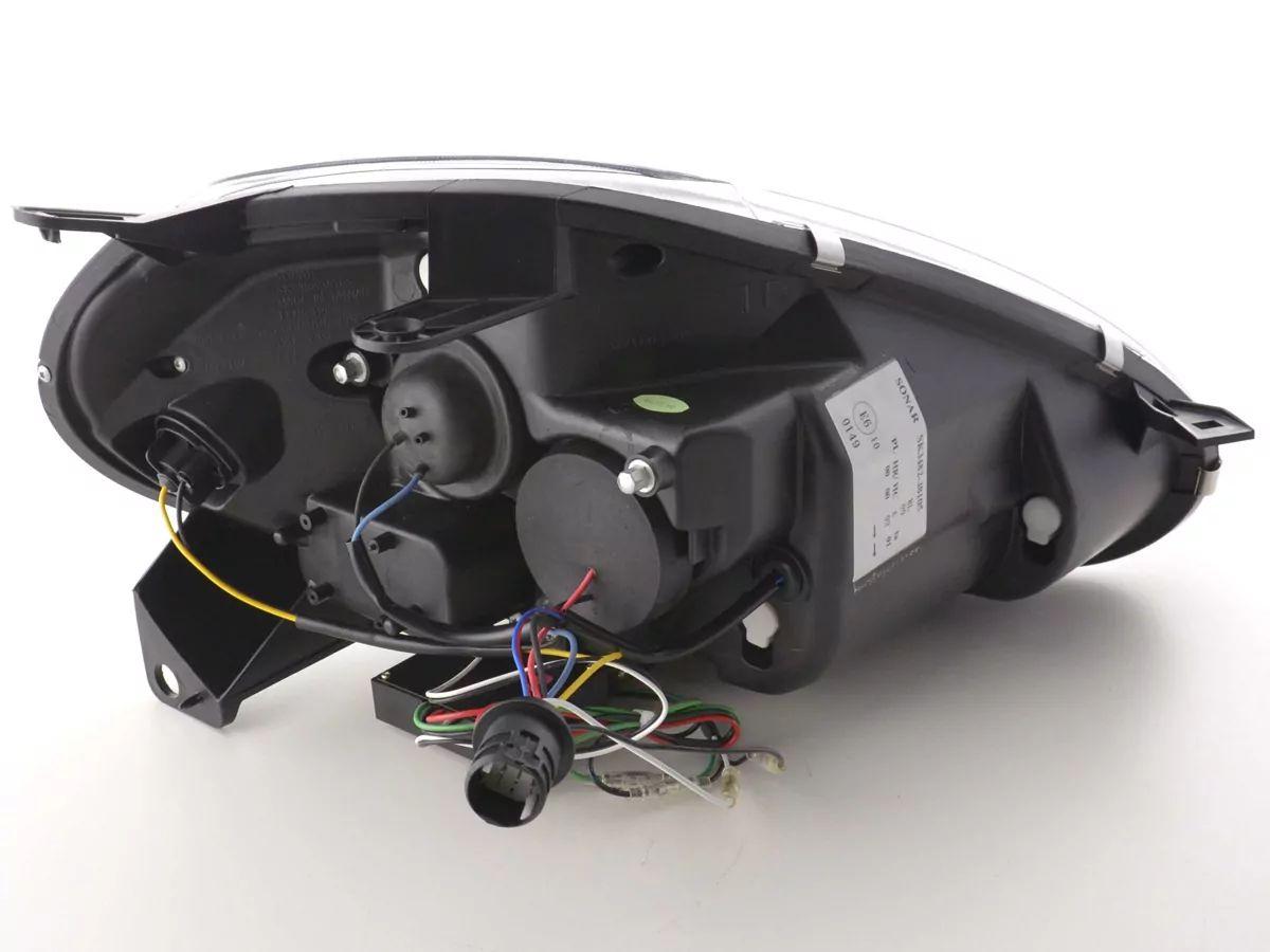 Scheinwerfer Set Daylight LED Tagfahrlicht Fiat Grande Punto 199 Bj. 05-08 chrom