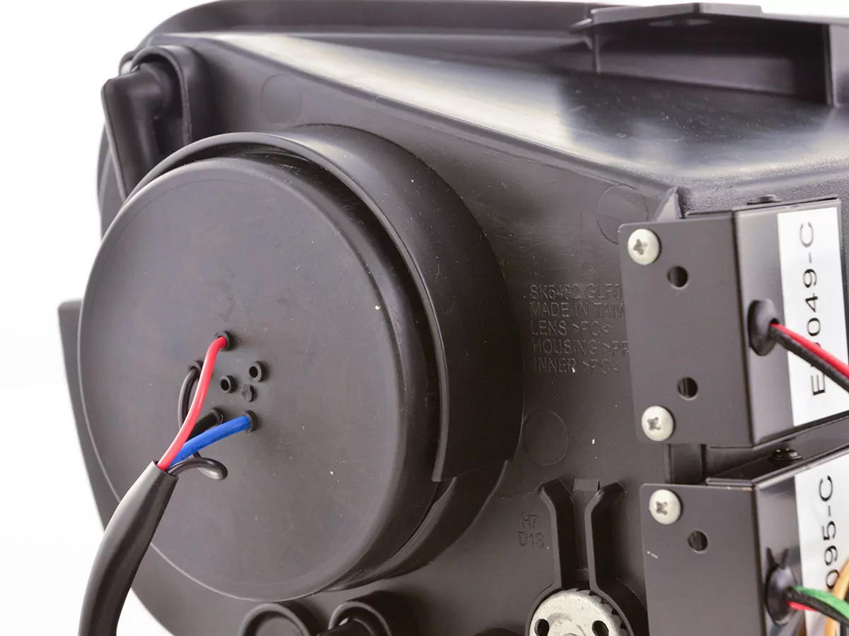 Scheinwerfer Set Daylight LED Tagfahrlicht VW Golf 6  08-12 schwarz