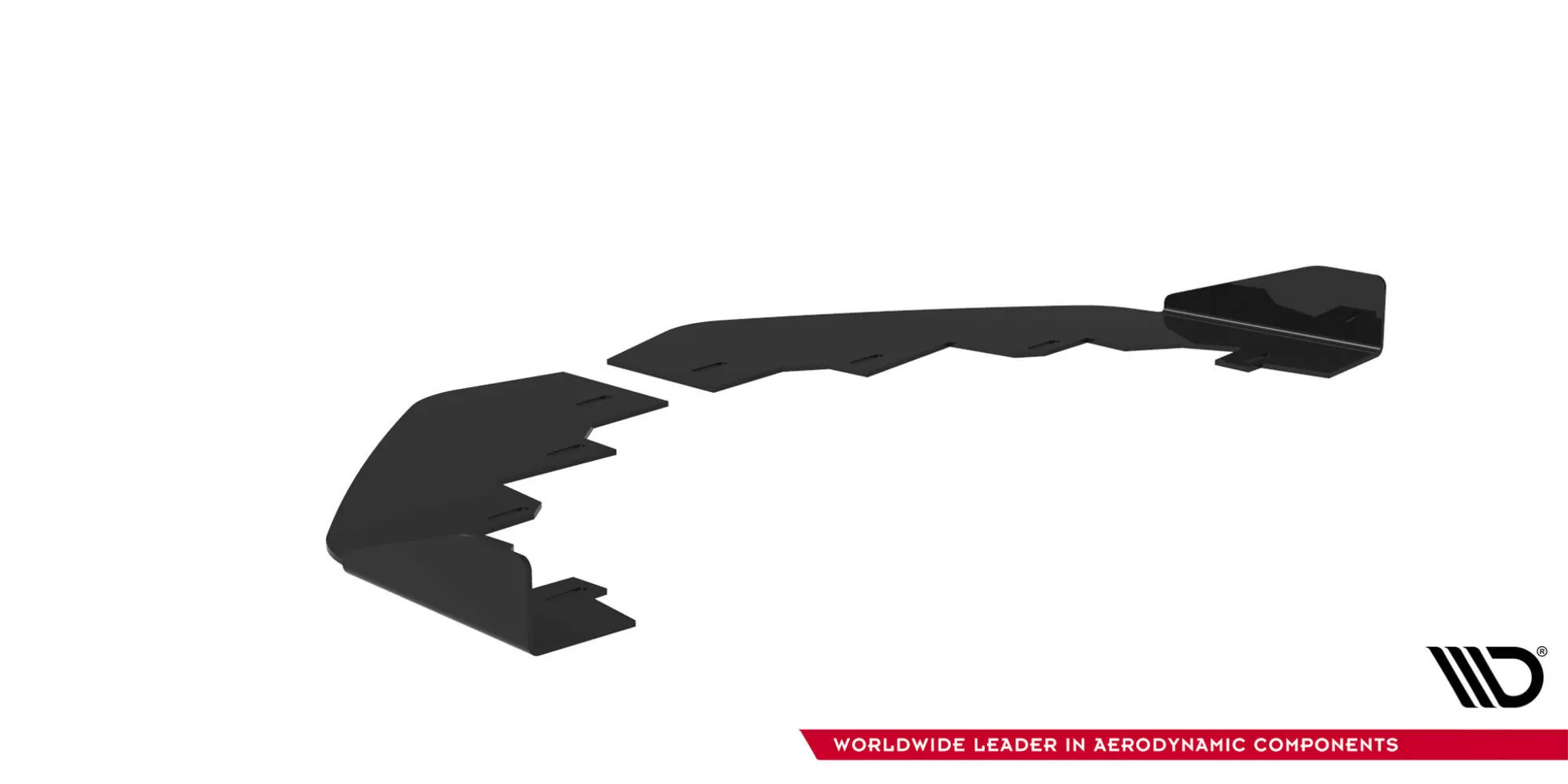 Front Stoßstange Flaps Für Flaps Mercedes-AMG CLE 53 C236 Schwarz Hochglanz