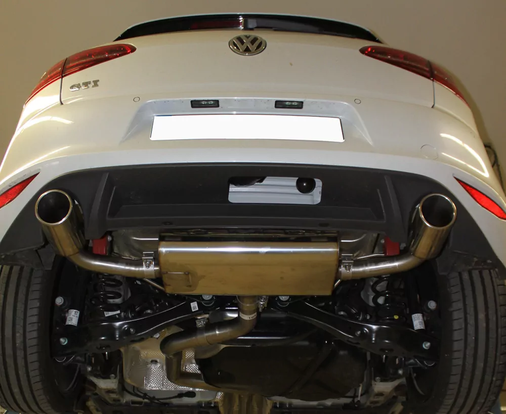 VW Golf VII - 2,0l GTI  Endschalldämpfer rechts/links - 1x100 Typ 16 rechts/links