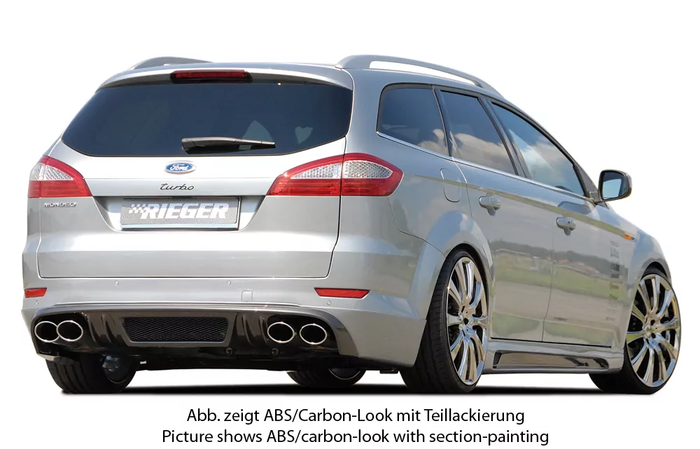 Rieger Seitenschweller rechts  SG-Design carbon look für Ford Mondeo (BA7) Lim. 03.07-09.10 (bis Facelift)