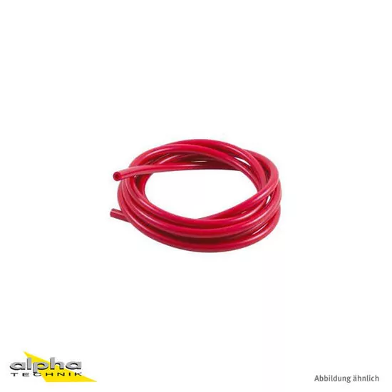 SAMCO SPORT Silikon Vakuum Schlauch rot Innendurchmesser 6 3 mm Länge 3m