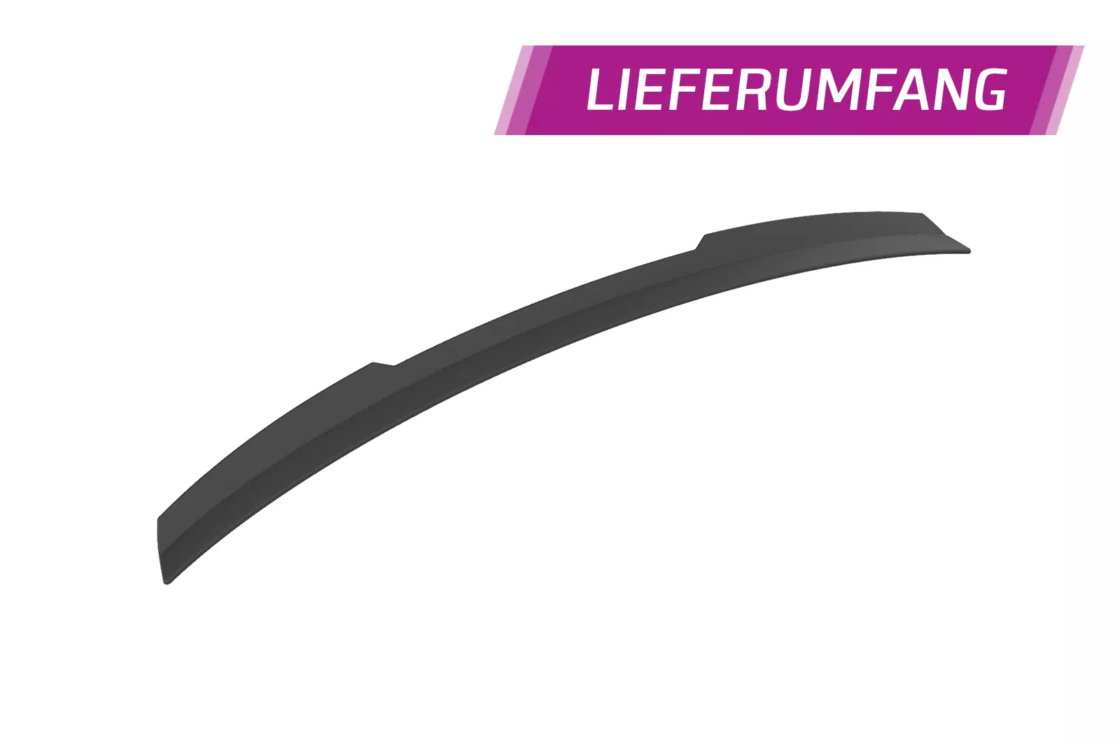 Heckflügel mit ABE für BMW X3 F25 HF671 Strukturiert (schwarz matt)