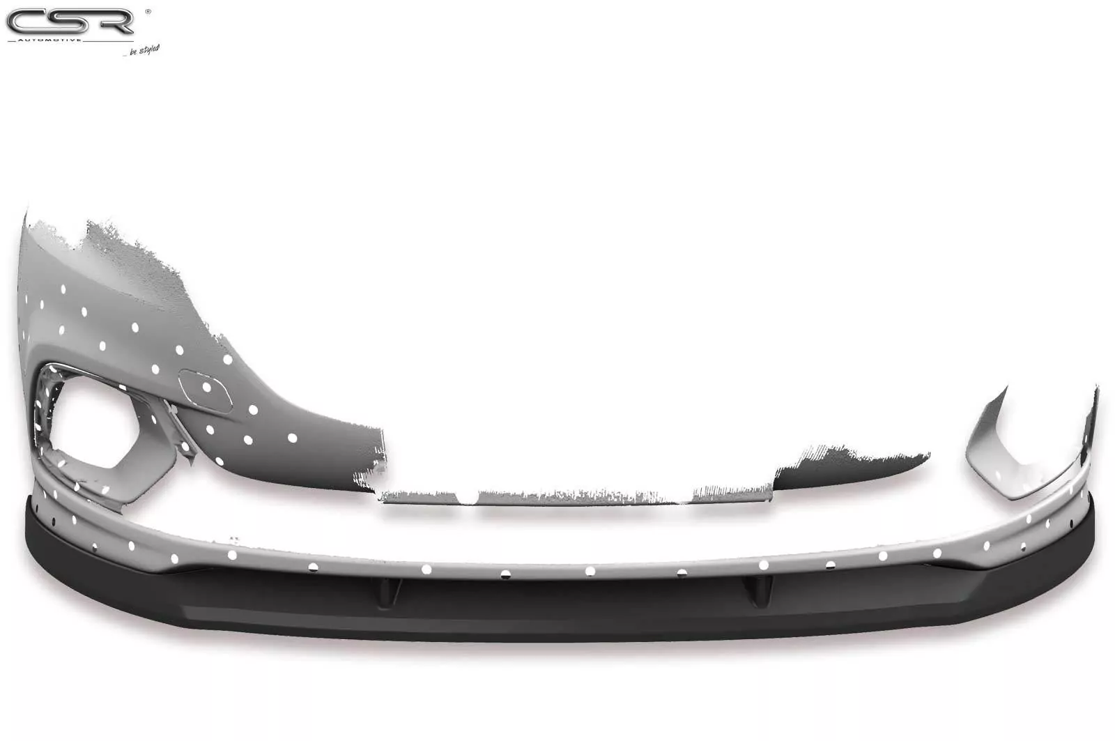 Cup-Spoilerlippe mit ABE für Opel Corsa E OPC CSL275-M Carbon Look (matt)