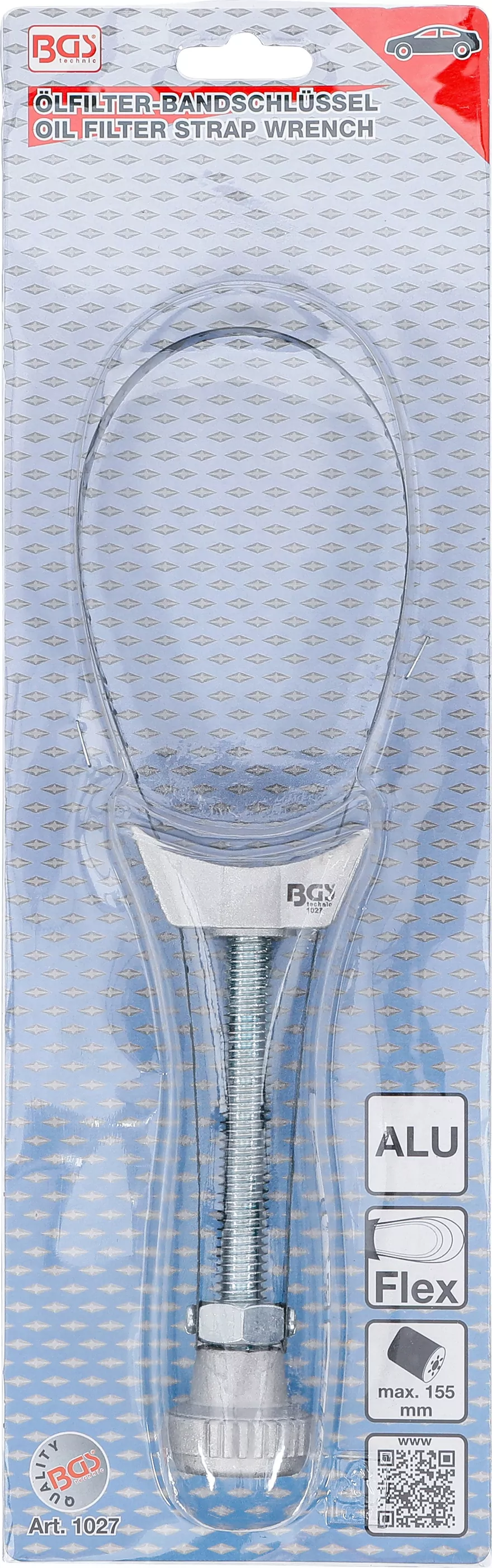 Ölfilter-Bandschlüssel | Federbandstahl | Alu-Druckguss | Ø 110 - 155 mm