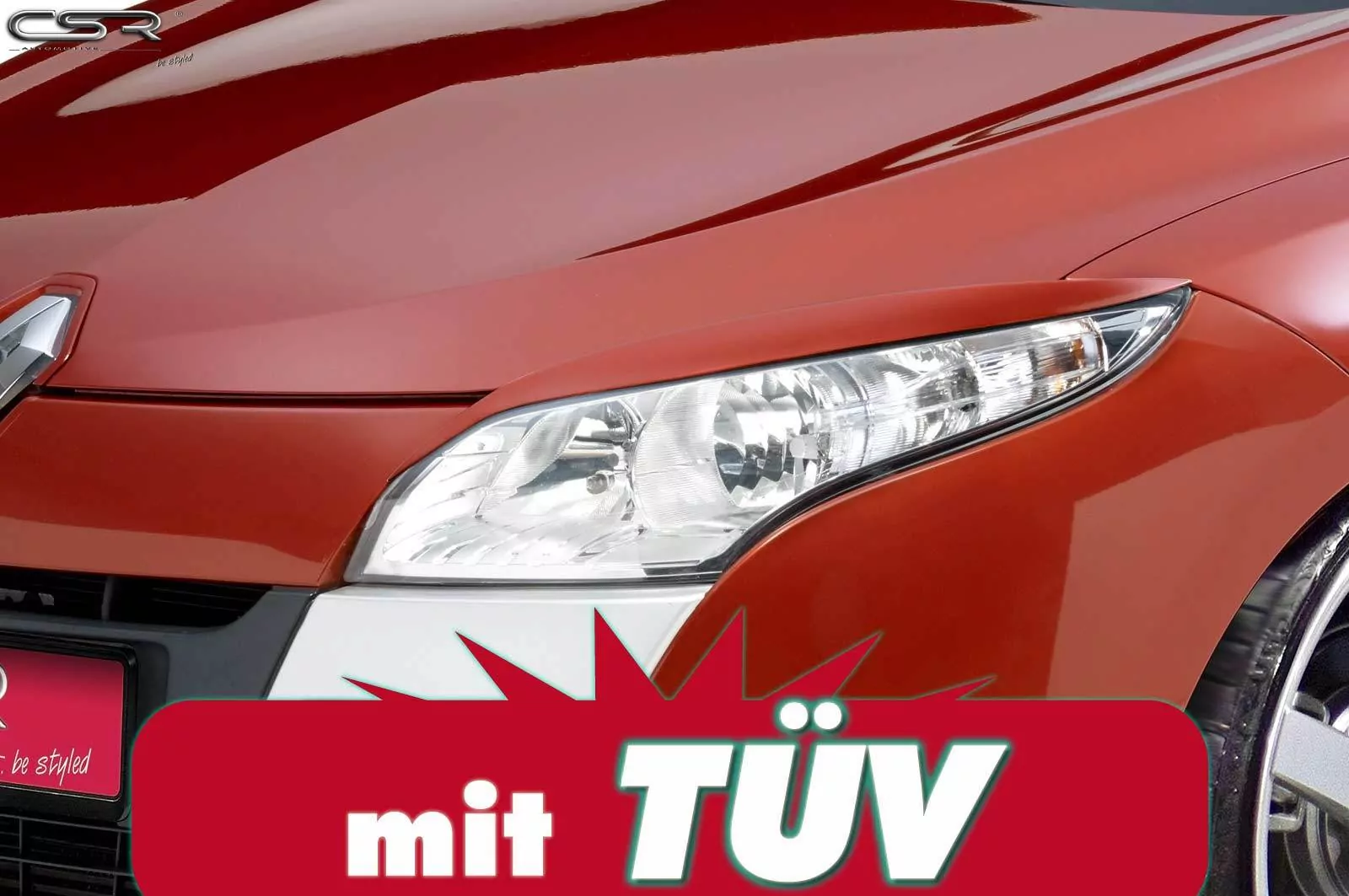 Scheinwerferblenden für Renault Megane SB226