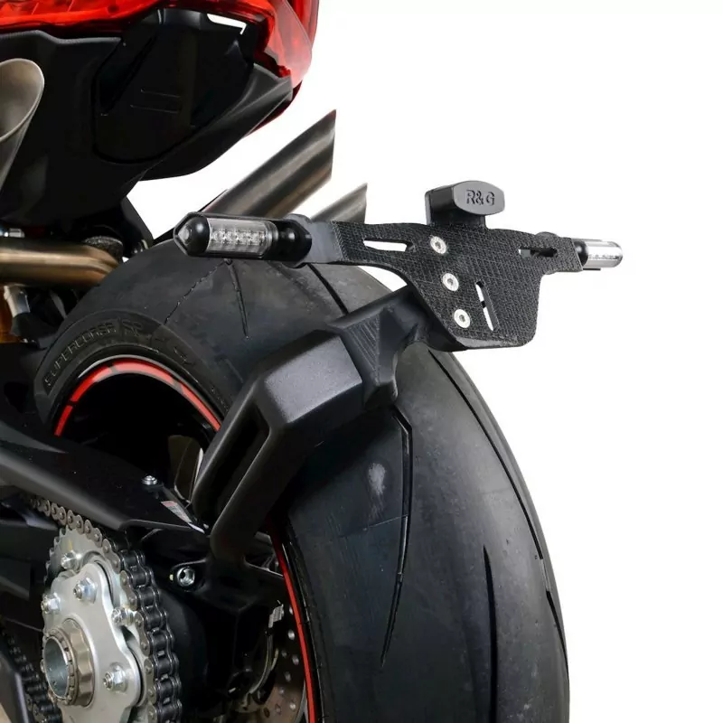 R&G Premium Kennzeichenhalter MV Agusta Superveloce 800 / Brutale 1000 RR / ORO / Rush / Turismo Veloce 2020-