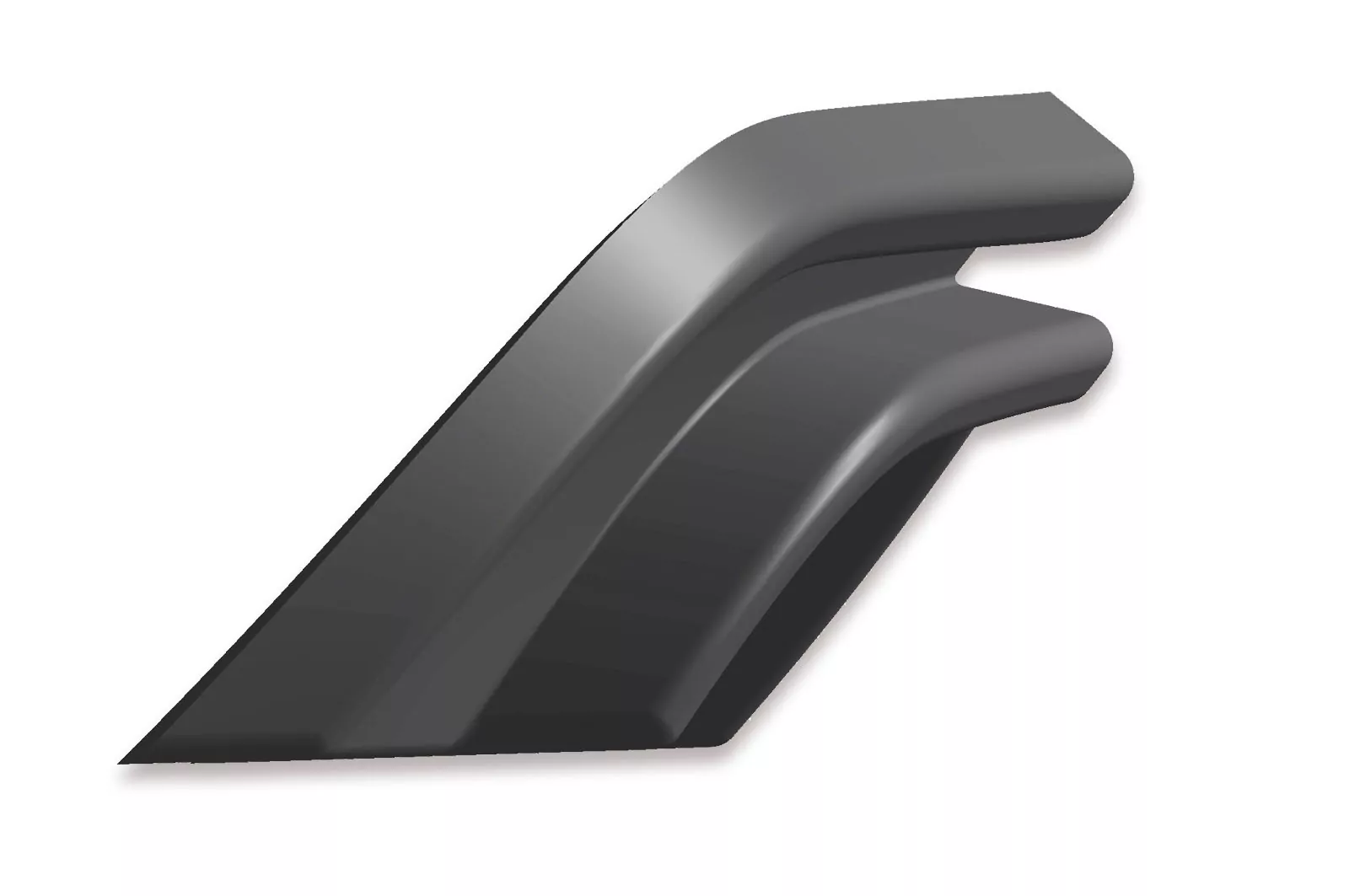 Heckansatz für VW up! (vor Facelift) Lackierfreundlich (schwarz matt)