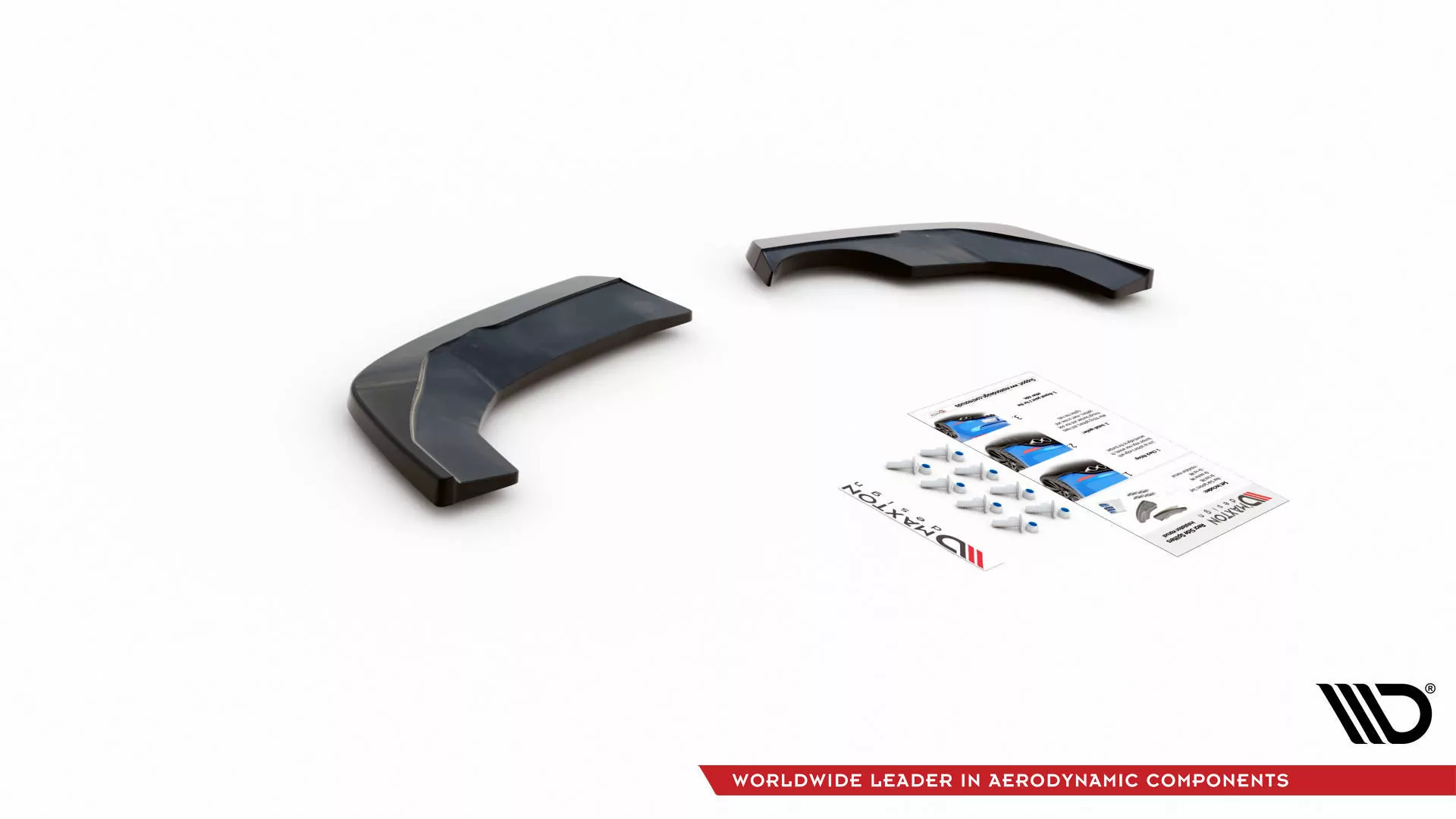 Heck Ansatz Flaps Diffusor Für Seat Ibiza FR/ Standard Mk5 Schwarz Hochglanz