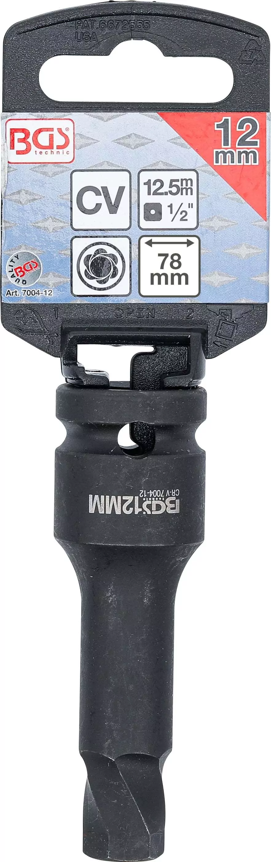 Schraubenausdreher | Antrieb Innenvierkant 12,5 mm (1/2") | für defekten Innensechskant 12 mm