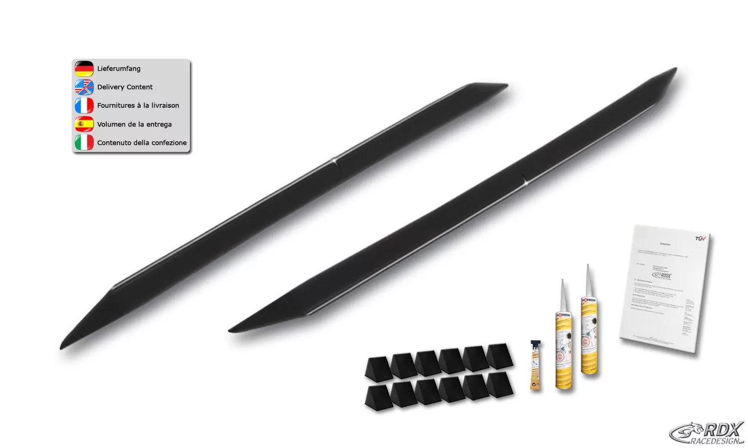 RDX Seitenschweller für SEAT Leon (KL) 2020+ "Slim"