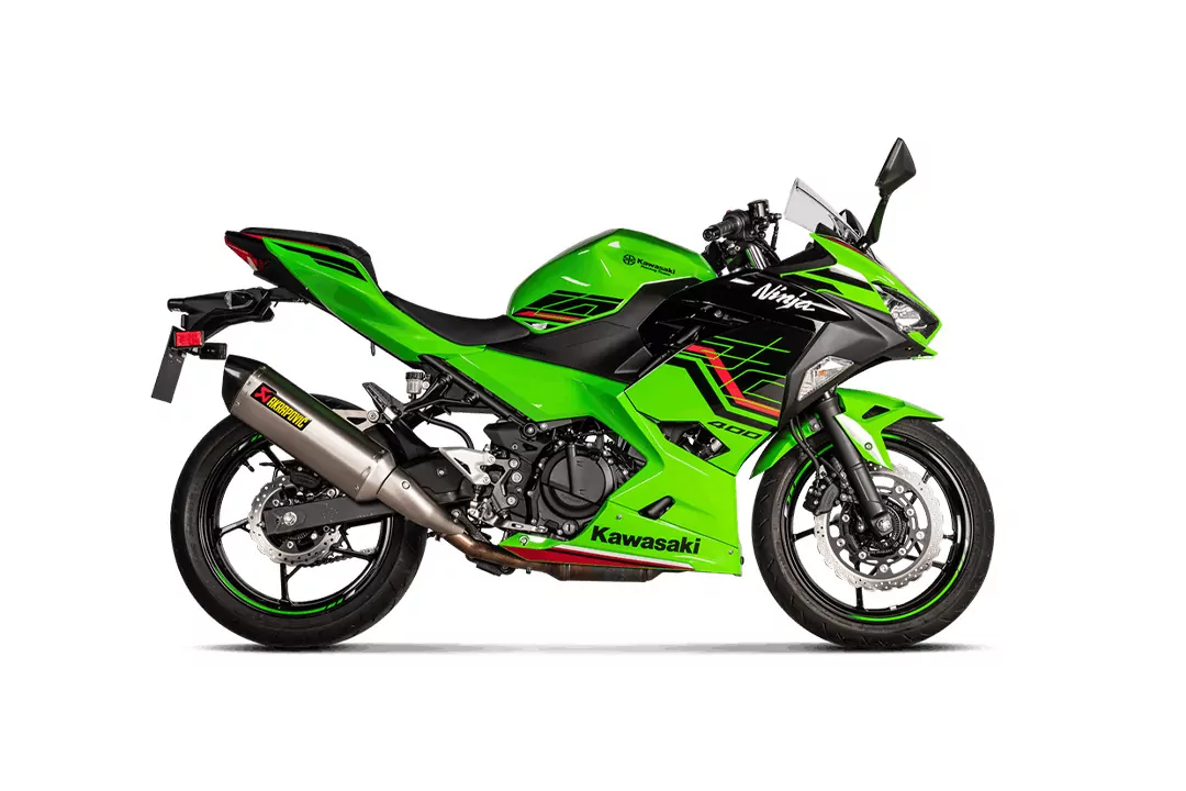 Akrapovic Slip-On Line (Titanium) Auspuff für Kawasaki Ninja 400 2018- Z400 2019-