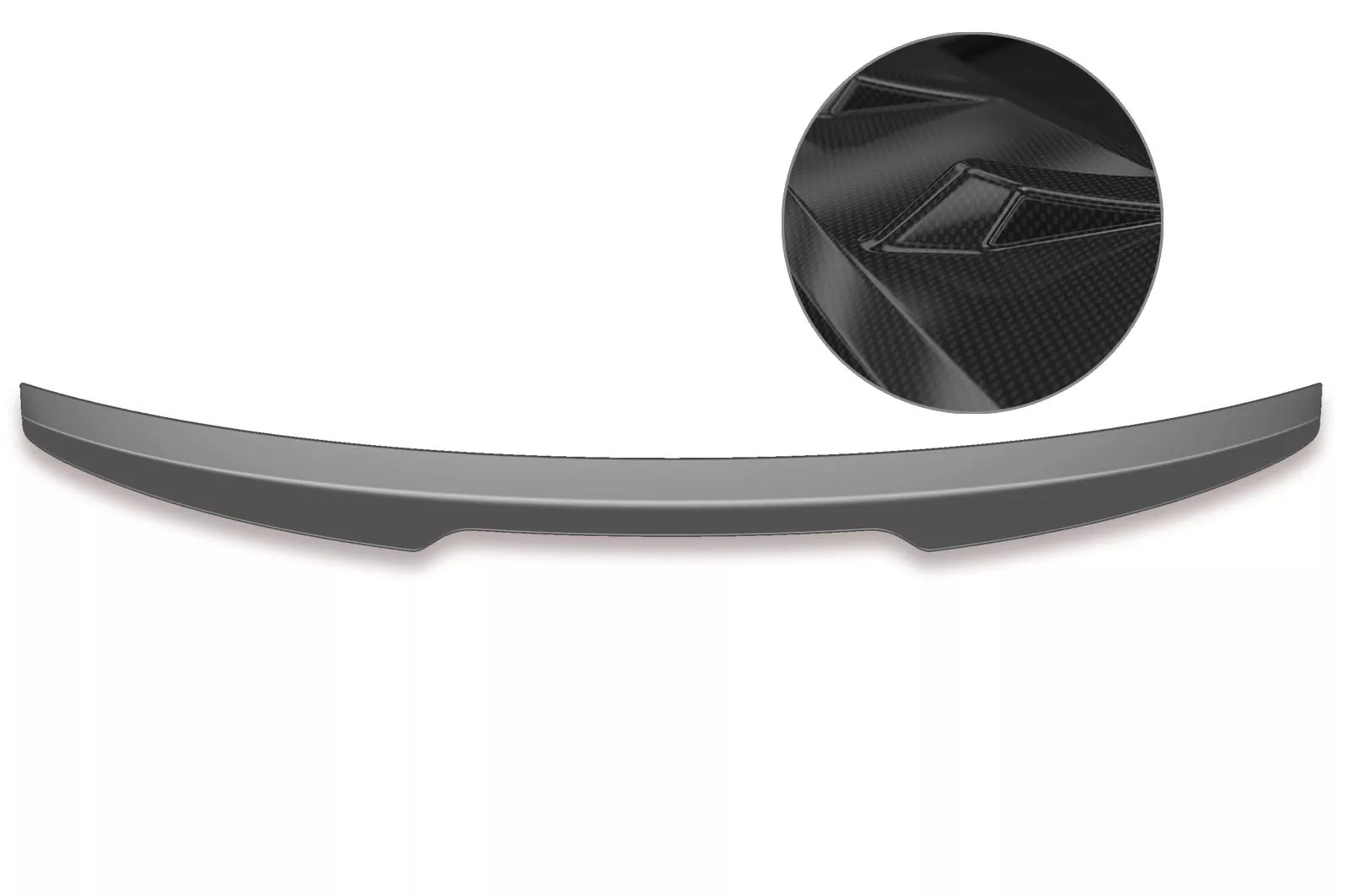 Heckflügel mit ABE für VW Golf 7 HF568-C Carbon Look Hochglanz