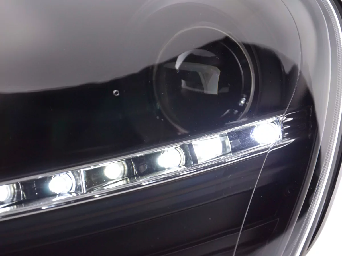 Scheinwerfer Set Daylight LED Tagfahrlicht VW Golf 5 Typ 1K Bj. 03-08 schwarz