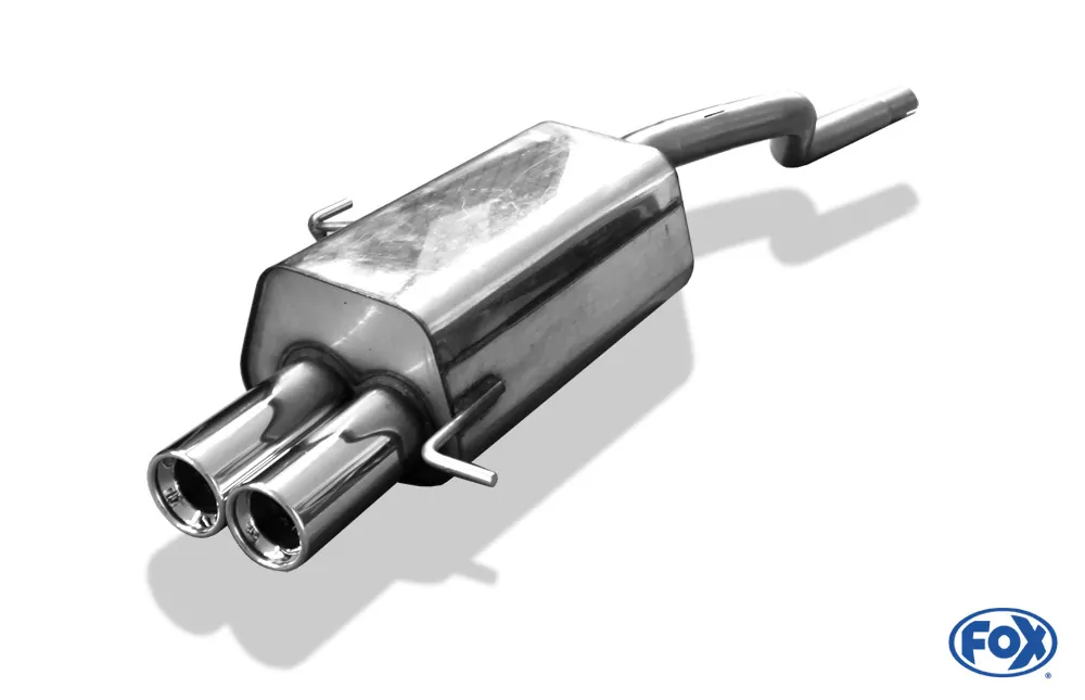 Renault Clio II B  Endschalldämpfer - 2x80 Typ 13