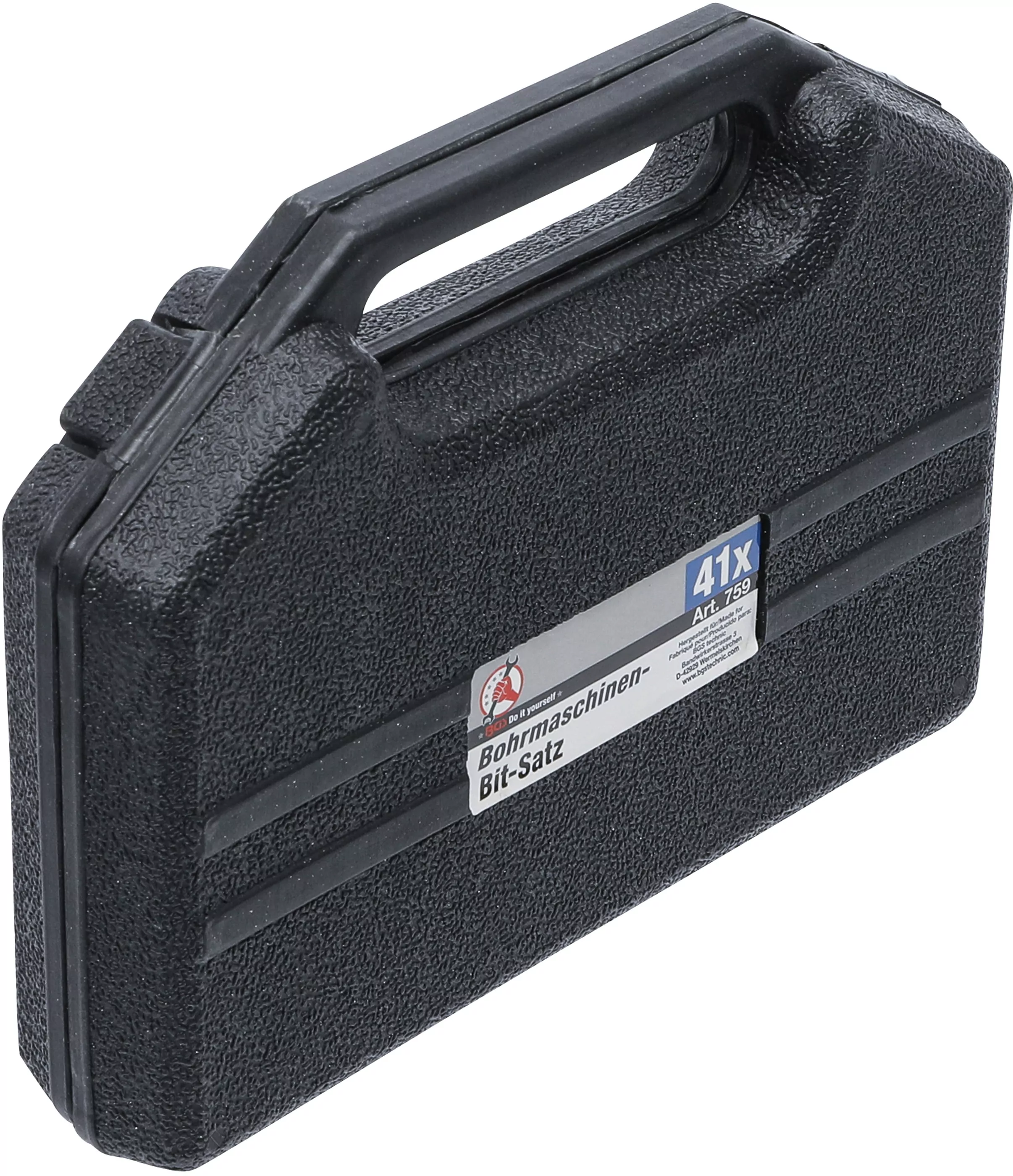 Bohrmaschinen-Bit-Satz | Antrieb Außensechskant 6,3 mm (1/4") | 41-tlg.