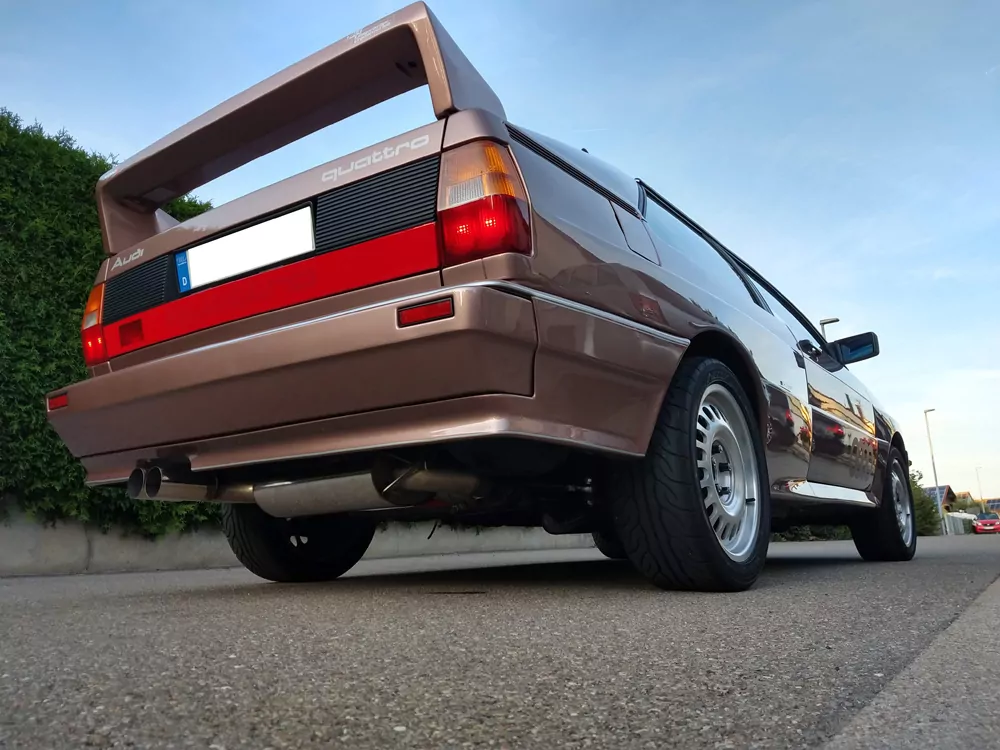 Audi Urquattro  Endschalldämpfer quer Ø76mm - 2x76 Typ 10