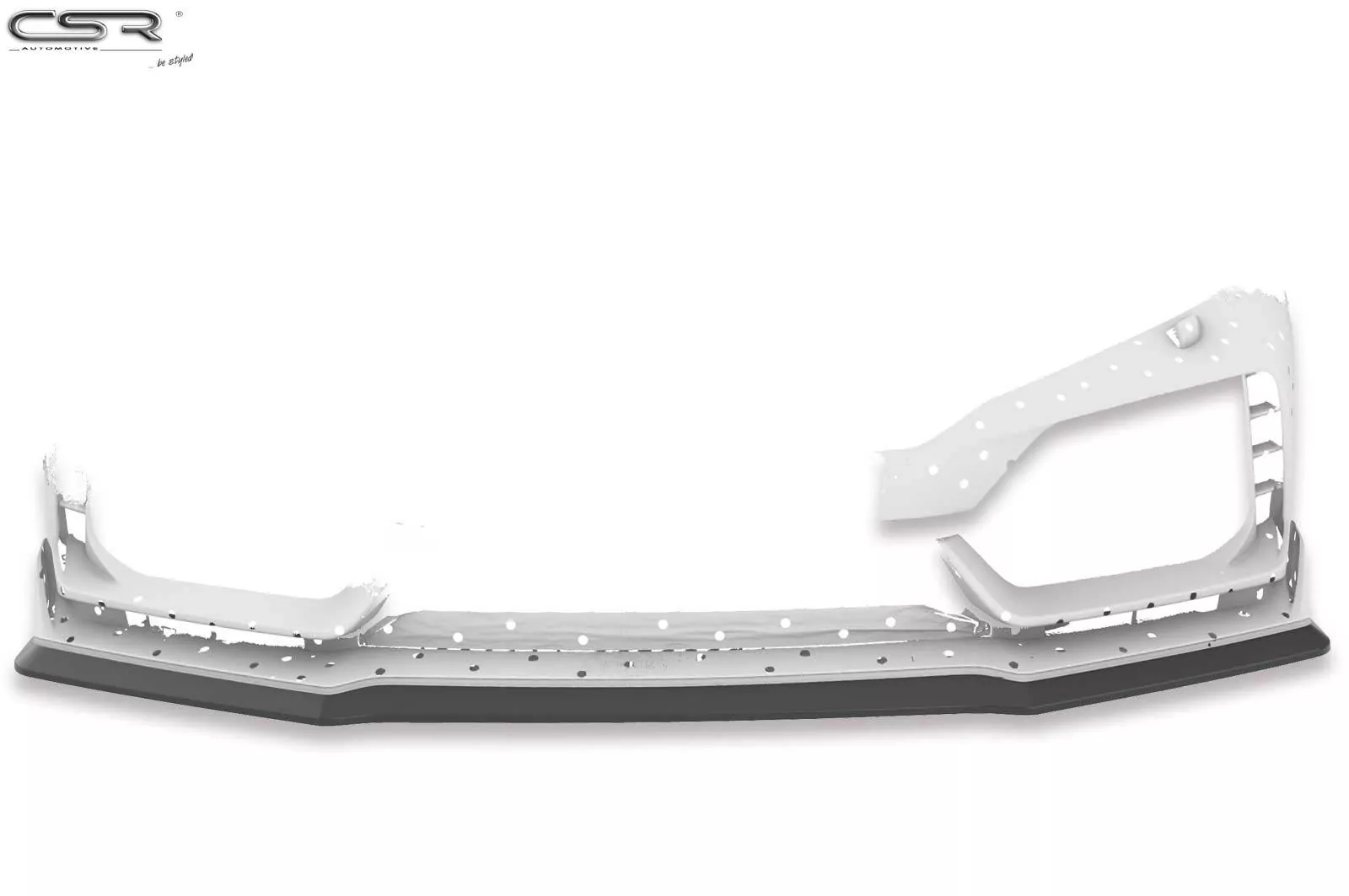 Cup-Spoilerlippe mit ABE für Honda Civic FK8 Type R CSL440-M Carbon Look (matt)