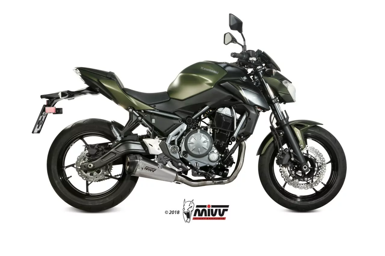 MIVV DELTA RACE Edelstahl KAWASAKI Z650/Ninja 650 17-21