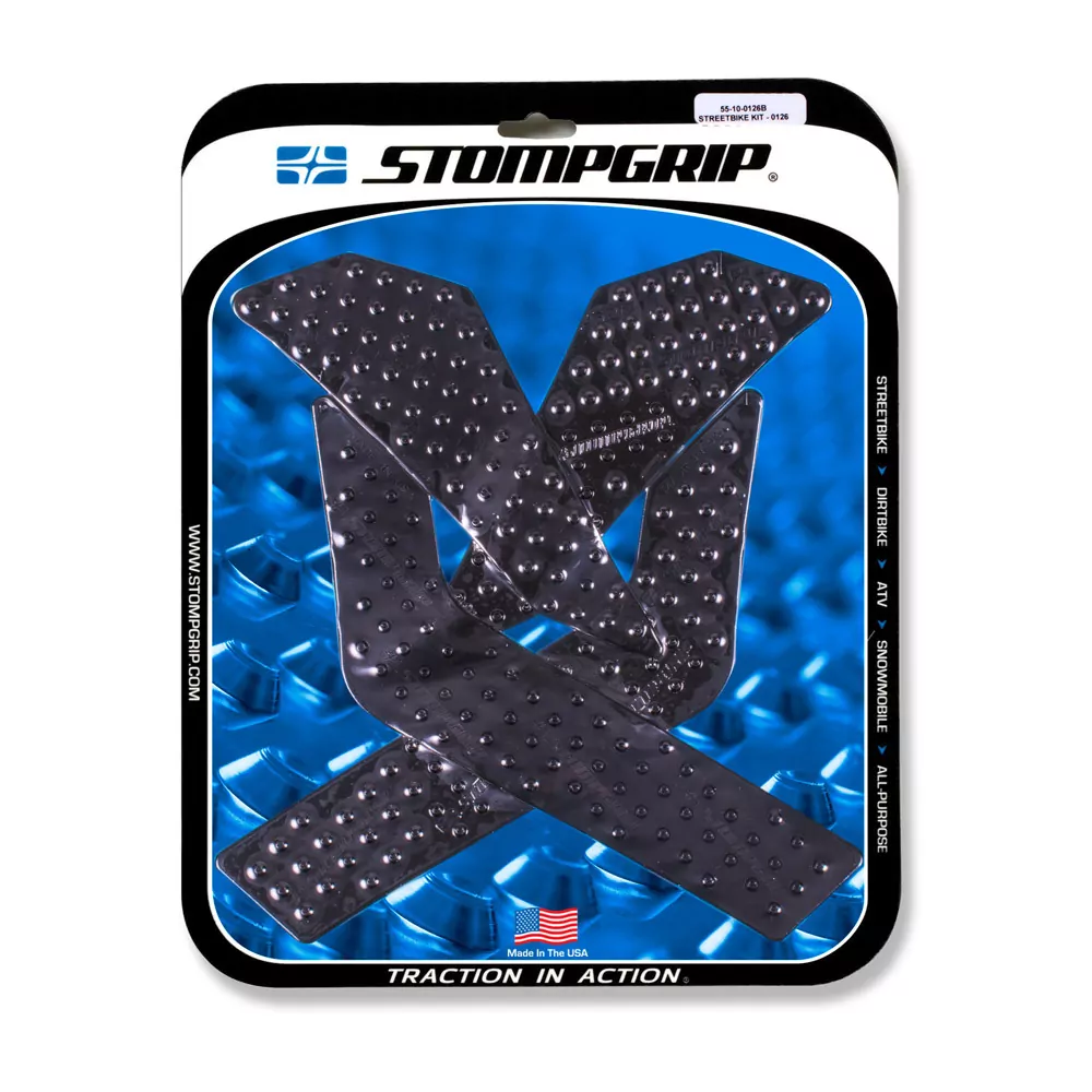 Stompgrip Traction Pad Volcano für Yamaha XT250 / Serow 08-22 Schwarz