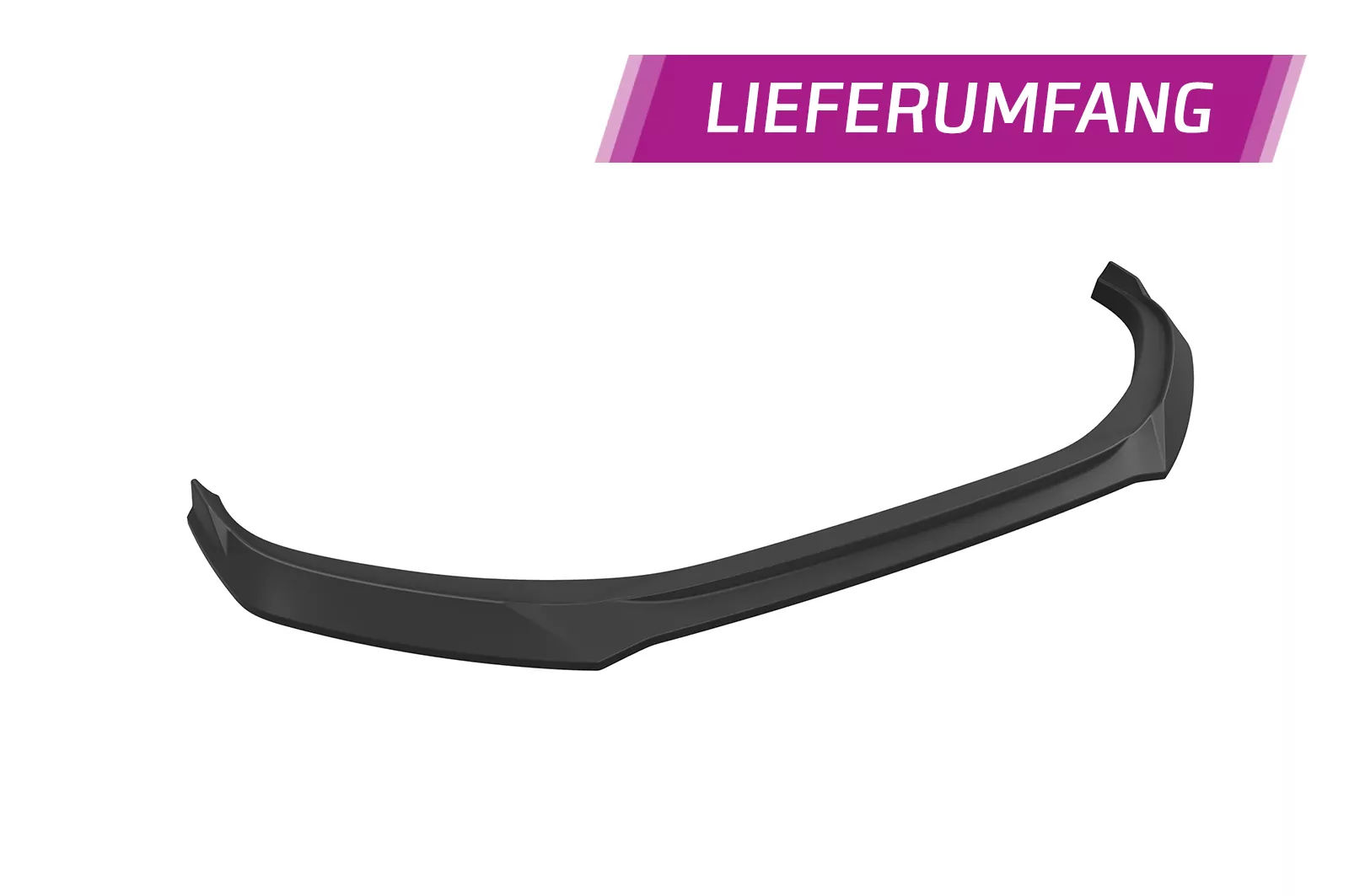 Cup-Spoilerlippe mit ABE für Hyundai I30 (PD) CSL663 Schwarz Strukturiert