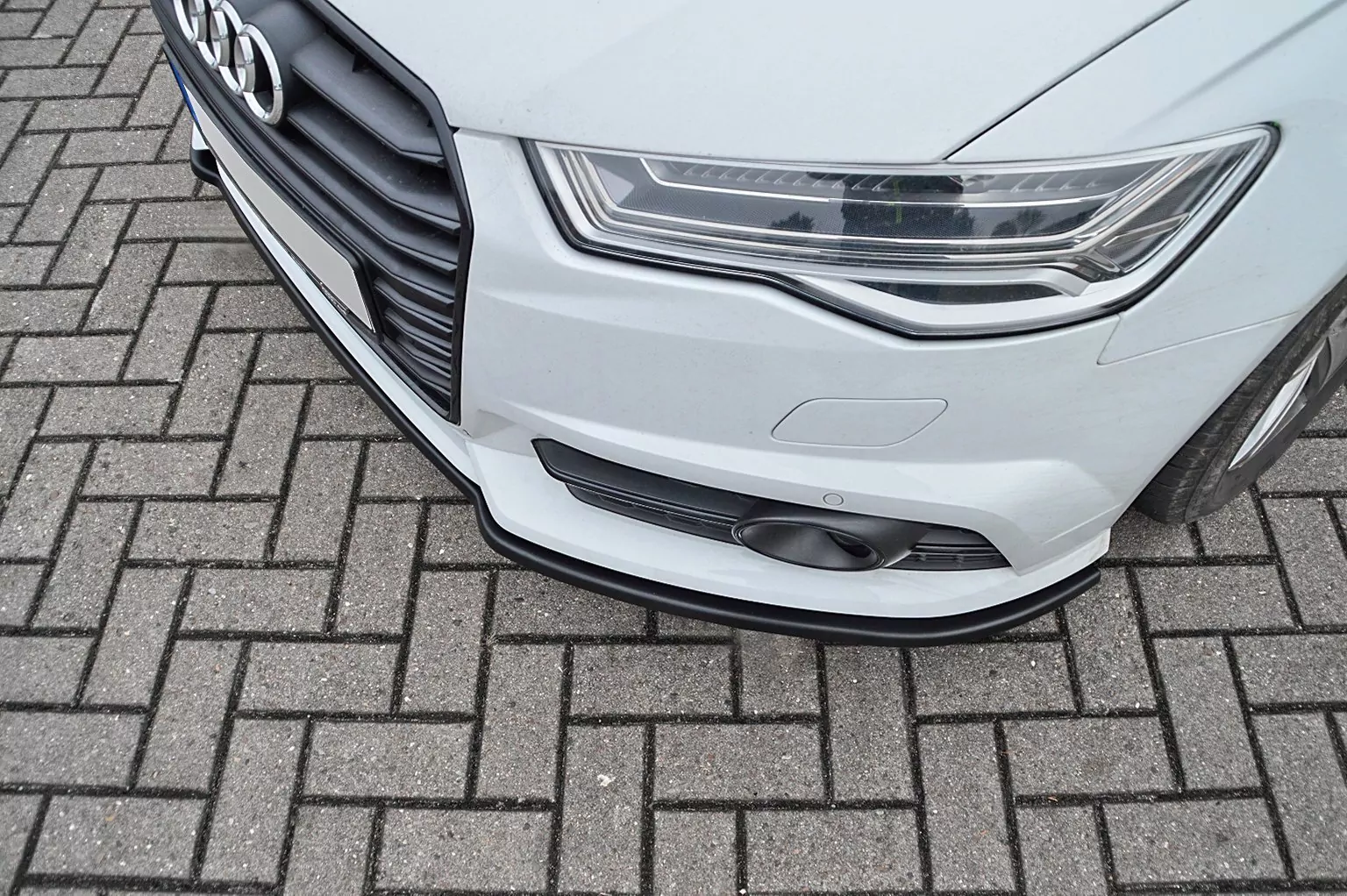 Cup Frontspoilerlippe für Audi A6 S-Line+ S6 4G C7 ab Bj. 2014-