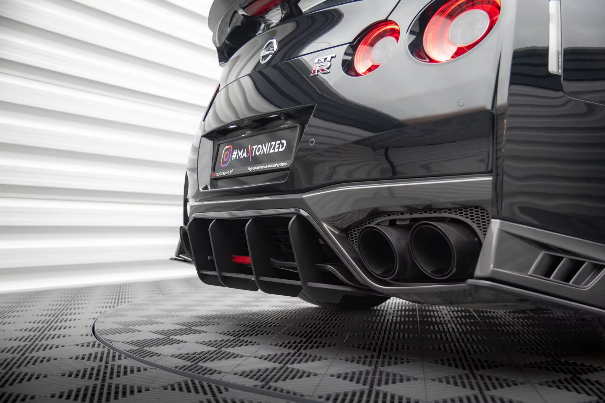 Street Pro Heckschürze Für Nissan GTR R35 Facelift