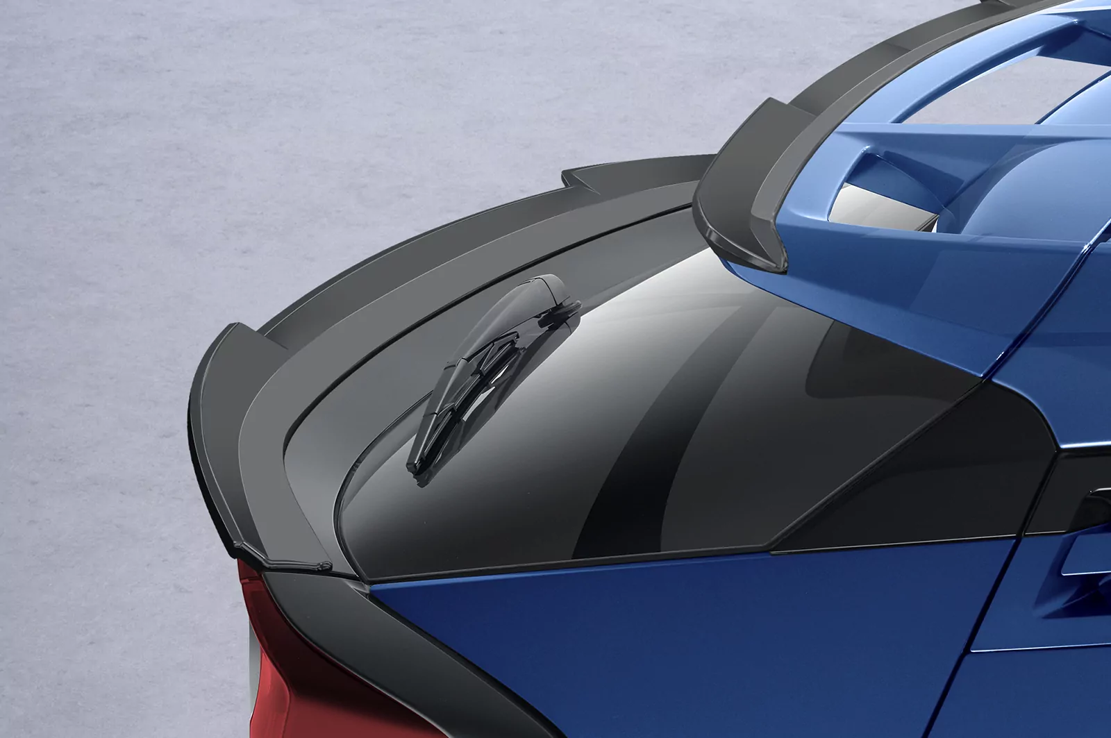 Heckflügel mit ABE für Toyota C-HR HF903 Schwarz Strukturiert