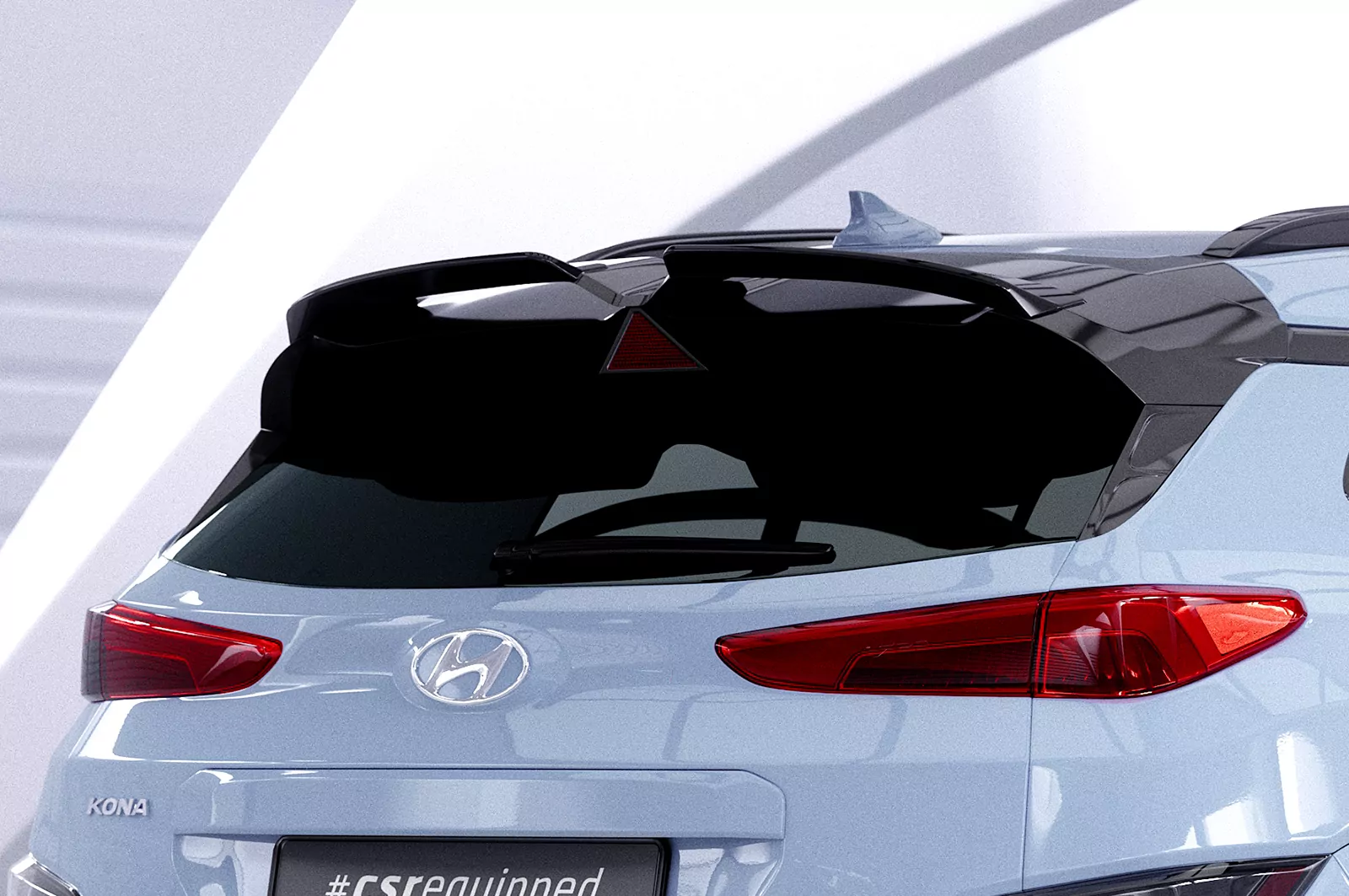 Heckflügel mit ABE für Hyundai Kona N HF046 Schwarz Strukturiert