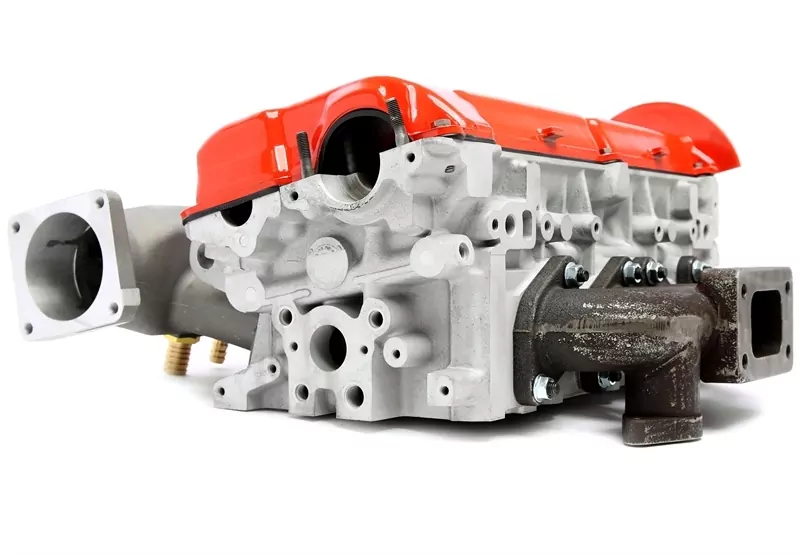 TA Technix Guss Turbokrümmer mit T3 Flansch/mit Wastegate Anschluß für 1.8/2.0-16V VW Motoren