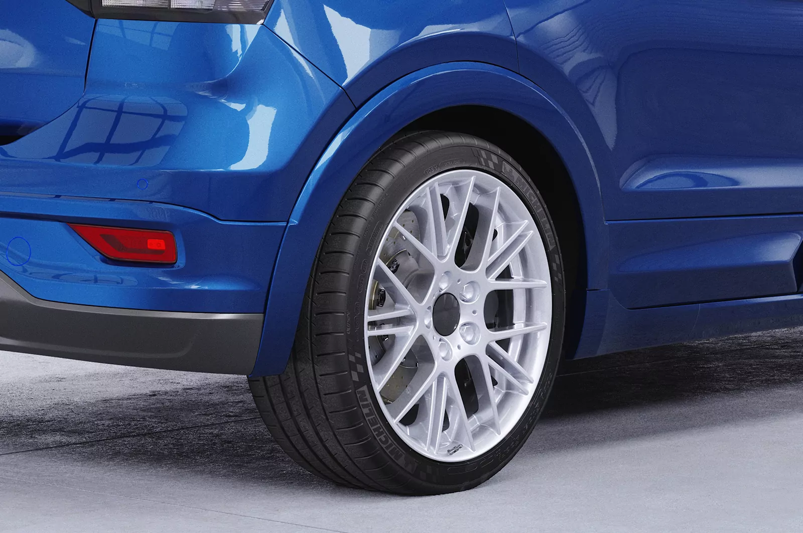 Kotflügelverbreiterung vorne für VW T-Cross C1 VB023