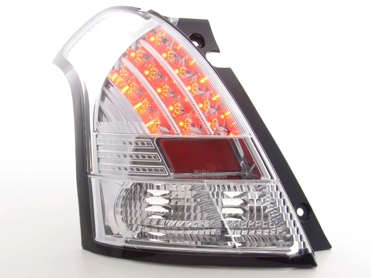 LED Rückleuchten Set Suzuki Swift Bj. 04-10 chrom