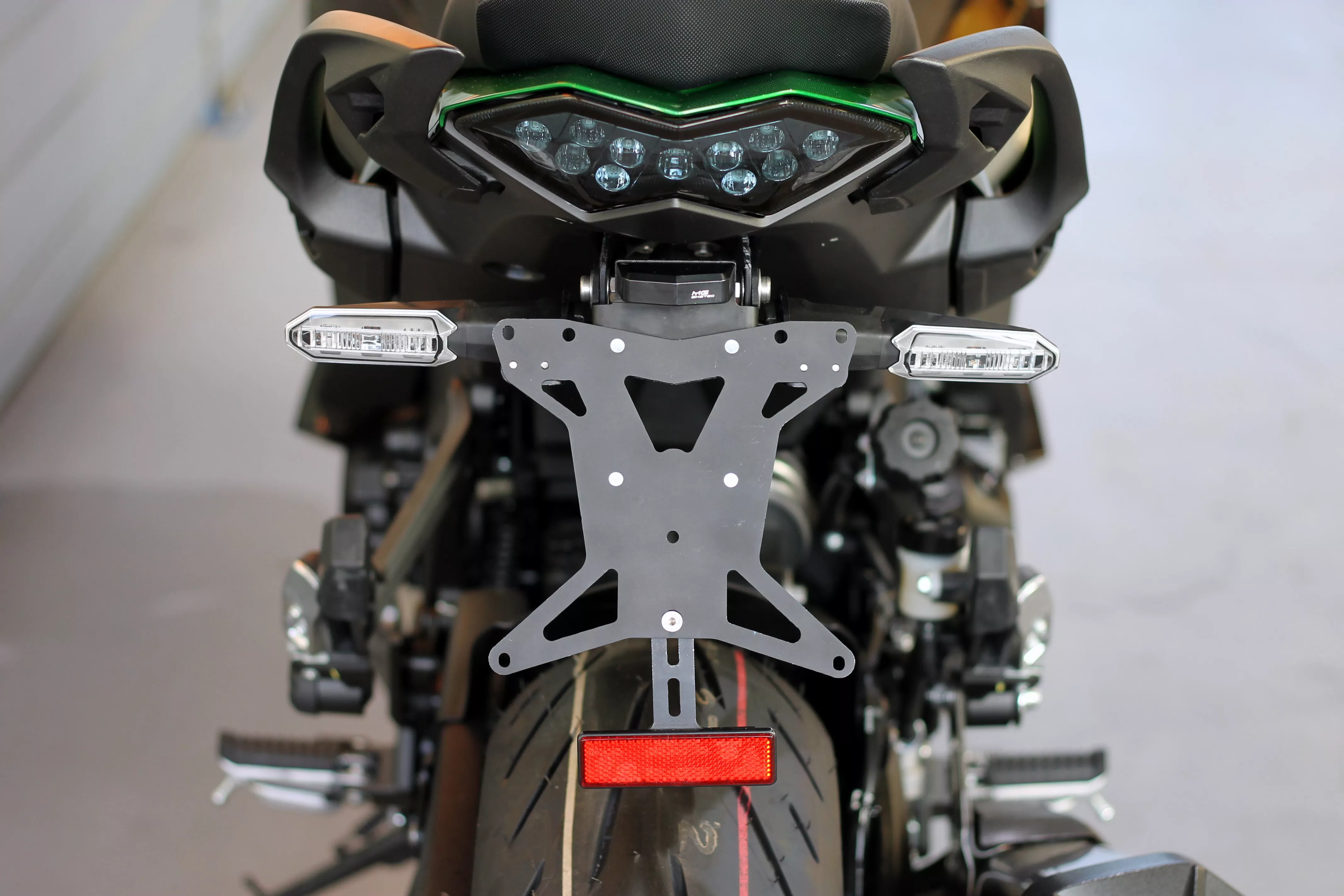 MG Biketec Kennzeichenhalter für Kawasaki Ninja 1000 SX ab 2020