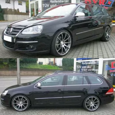 K.A.W. PlusKit Sportfahrwerk für Volkswagen Golf 5 Variant (1KM) ab 06/2007 bis 07/2009