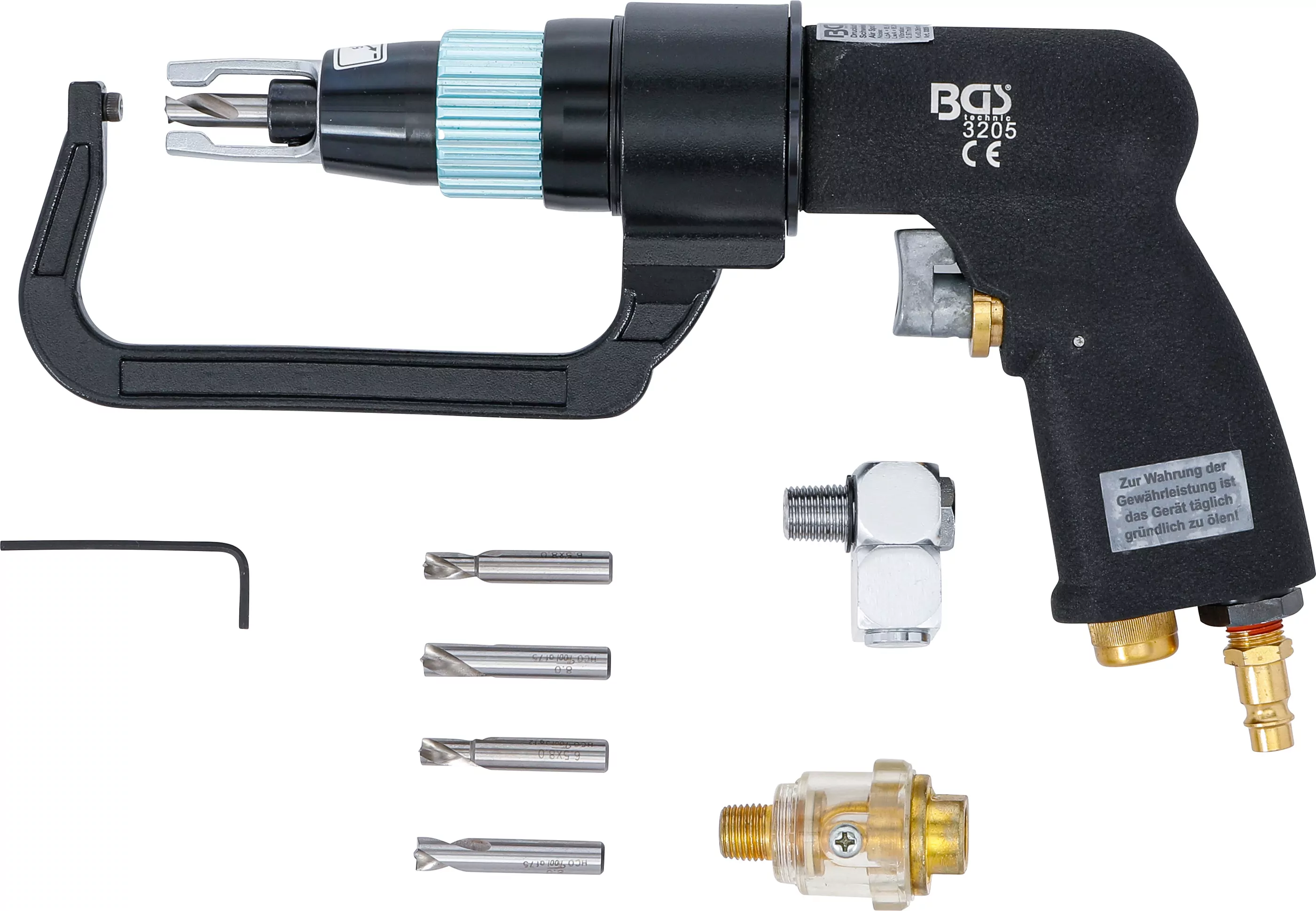 Druckluft-Schweisspunkt-Fräser