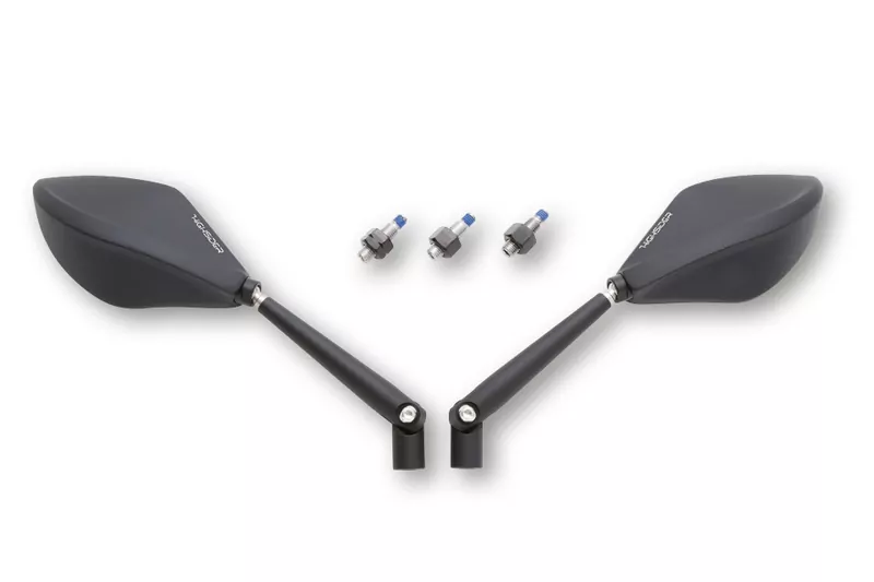 HIGHSIDER pro Handlebar Mirror Torezzo Black (Pair)
